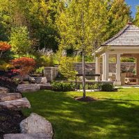 example of a beautiful landscape design of a private courtyard picture