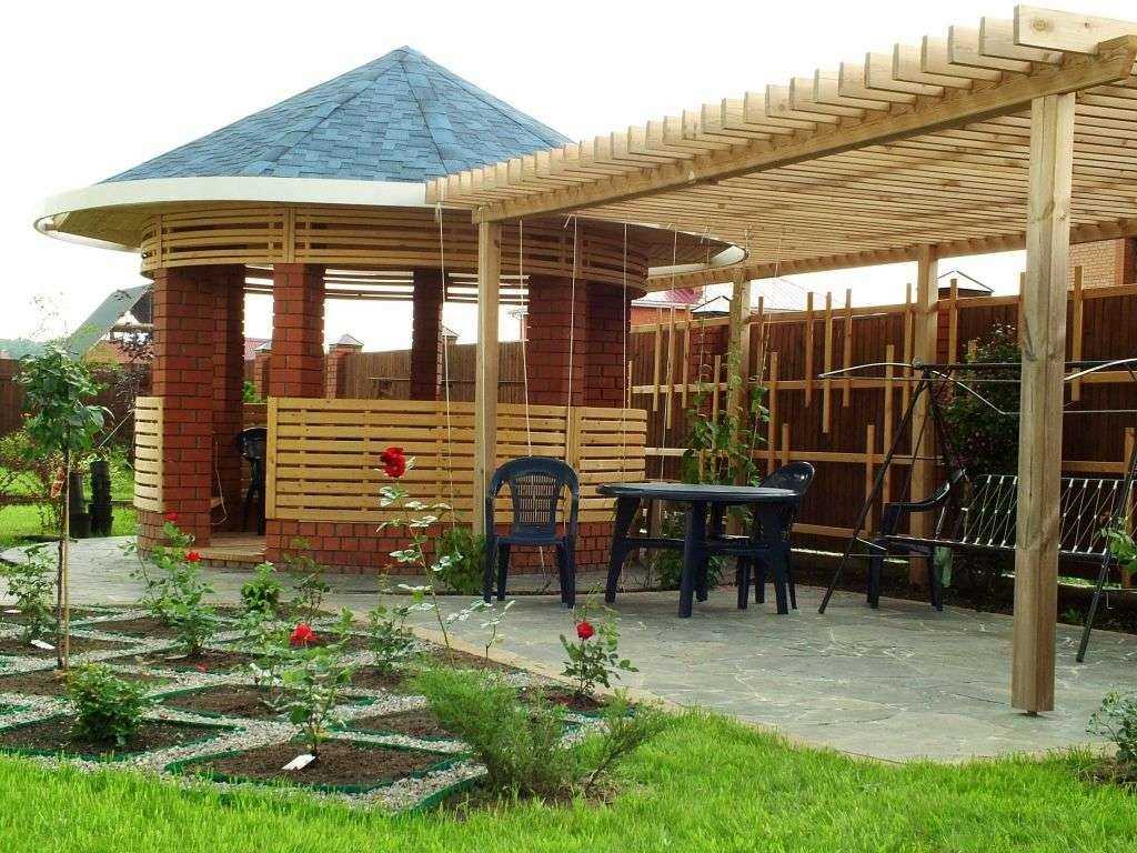 the idea of ​​modern design gazebo