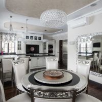 the idea of ​​using a bright kitchen interior picture