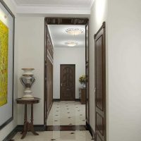 versi dalaman yang indah dari foto lorong moden