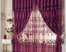 option of using modern curtains in a beautiful room interior picture