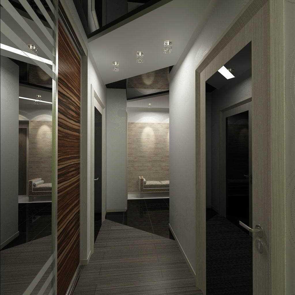 version of the beautiful design of the modern hallway