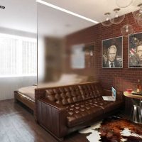 خيار تصميم مشرق لغرفة نوم من 18 متر مربع. صور