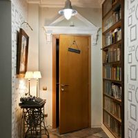 idea of ​​a bright interior of a modern hallway