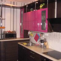 the idea of ​​an unusual kitchen decor 9 sq.m photo