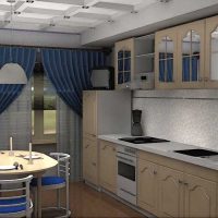 option of using an unusual kitchen interior photo