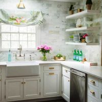 an example of applying a beautiful kitchen decor picture