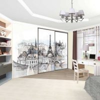 idea of ​​a bright interior of a small room photo