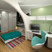 idea of ​​bright style two-room apartment photo