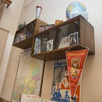 the idea of ​​an unusual design of an apartment in the Soviet style picture