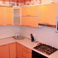 varian hiasan luar biasa dapur 9 sq.m foto