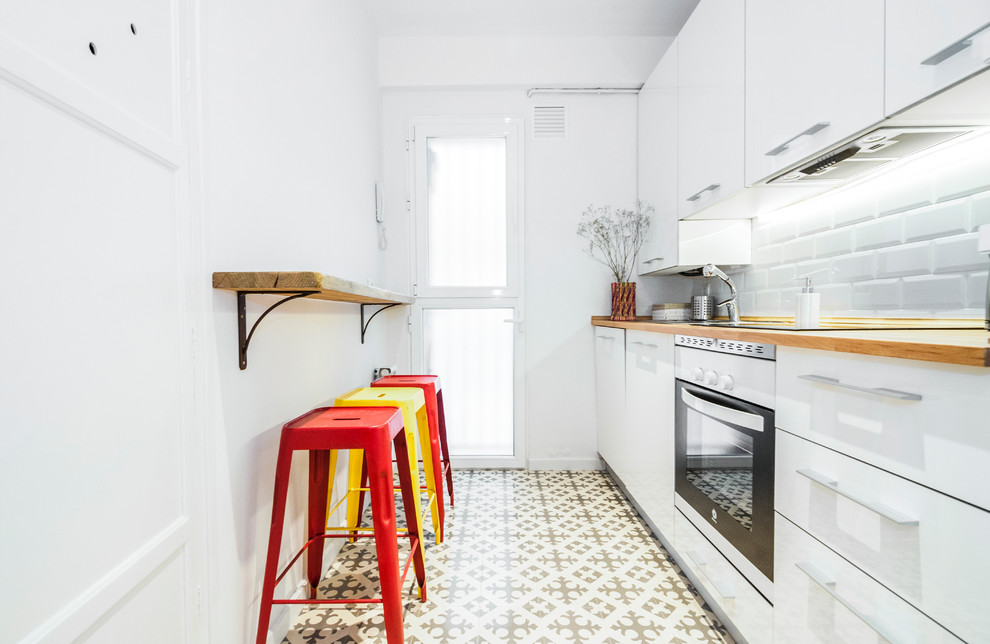 5 sqm kitchen with linear layout