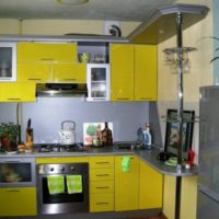 kitchen design in Khrushchev