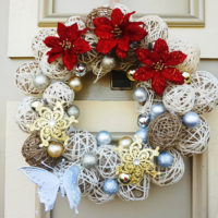 wreath on the door