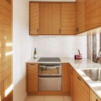 L-shaped design kitchen 5 square meters