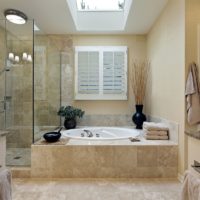 harmonious bathroom interior