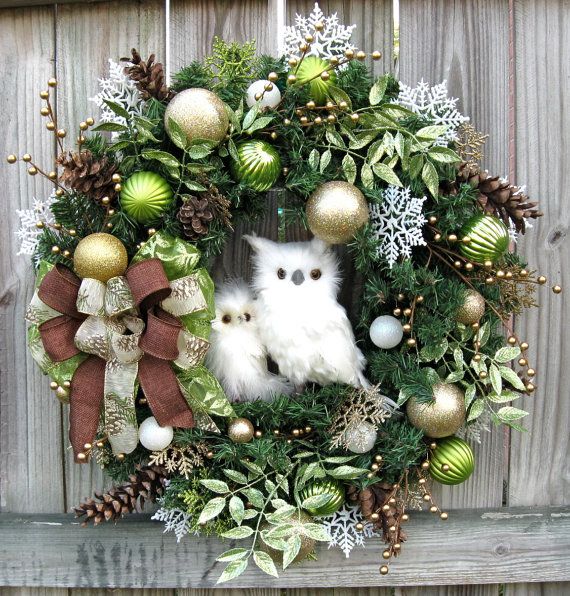 beautiful wreath with decor