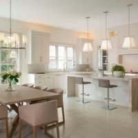 dining room kitchen in the house