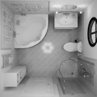 gray bathroom