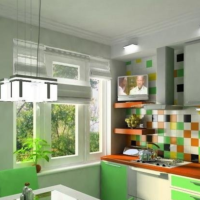 dapur cerah 6 meter persegi