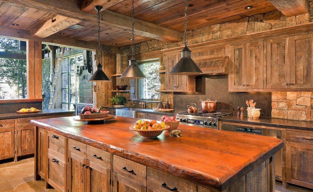 wooden kitchen