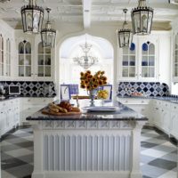 studio kitchen design in the apartment