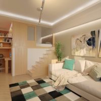 reka bentuk idea apartmen studio kecil