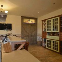 version of a light rustic kitchen interior picture