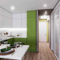 bright kitchen style option 13 sq.m picture