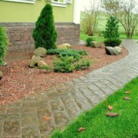 idea of ​​using unusual garden paths in landscape design photo