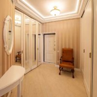 the idea of ​​an unusual style of the hallway with mirrors picture