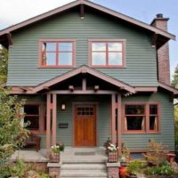 brick porch with concrete