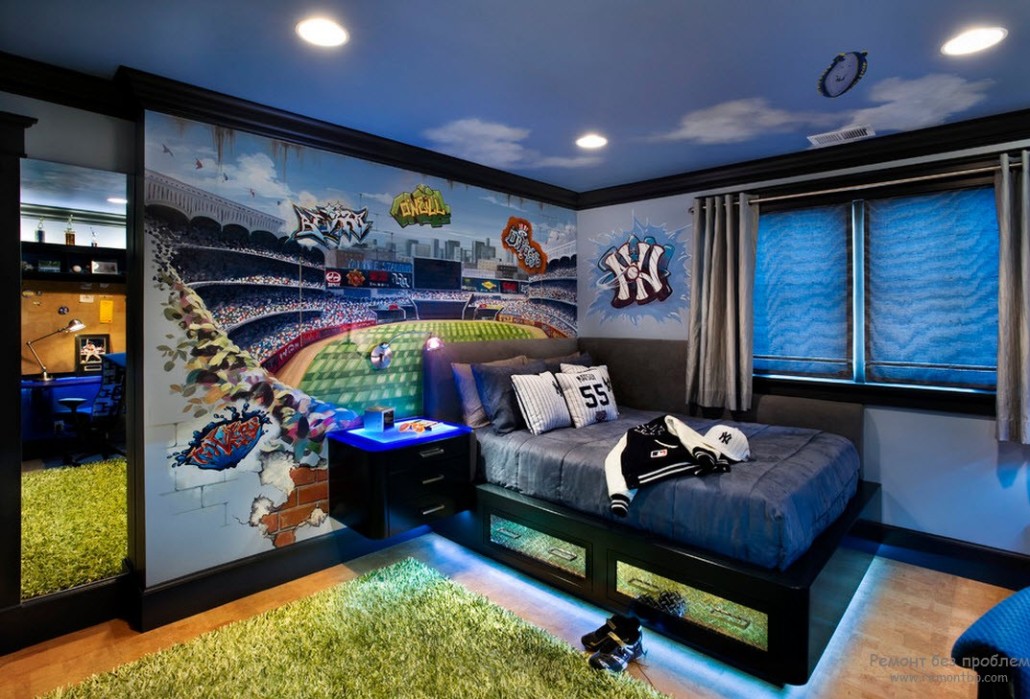 teenager boy room