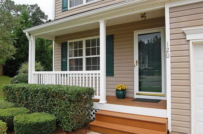 porch of the house