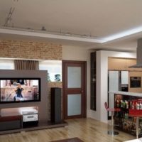 kitchen with ventilation box photo