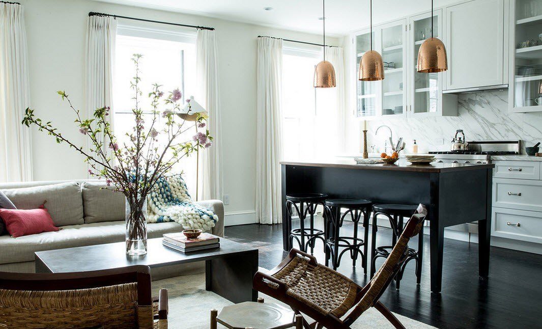 kitchen dining room living room in the house