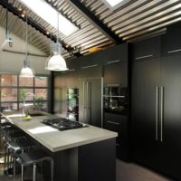 loft style kitchen