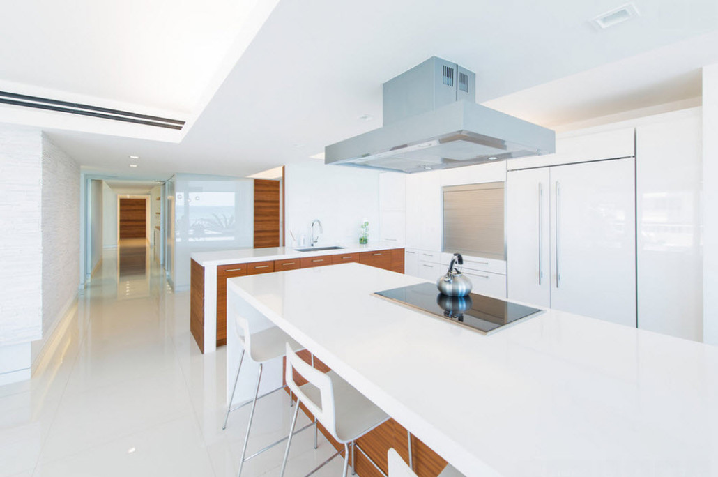 white kitchen modern