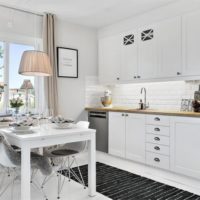 kitchen 5 sq. meters white