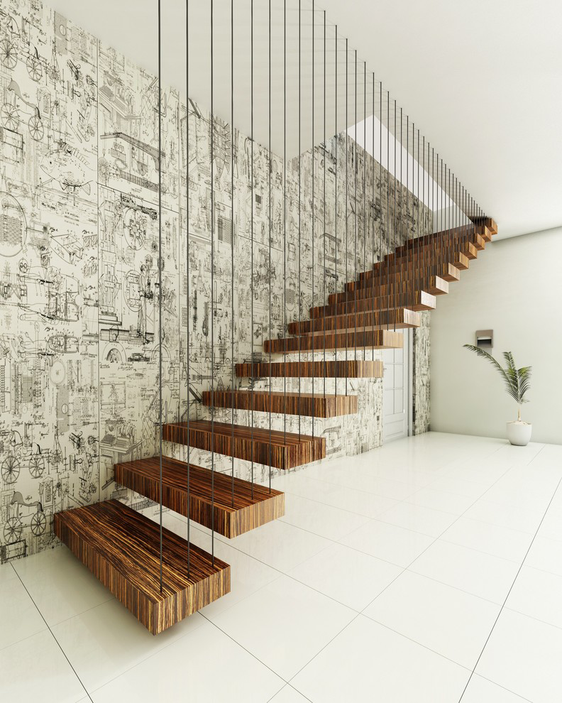 wooden staircase design