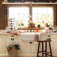 small kitchen in the country