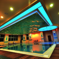 stretch ceiling in a private house