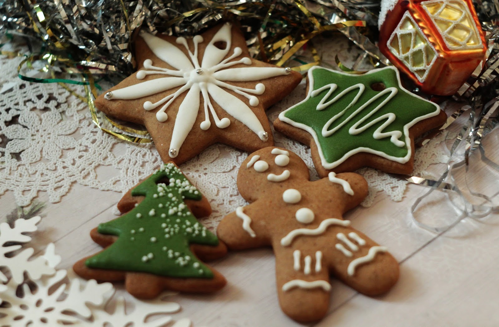 Christmas gingerbread cookies