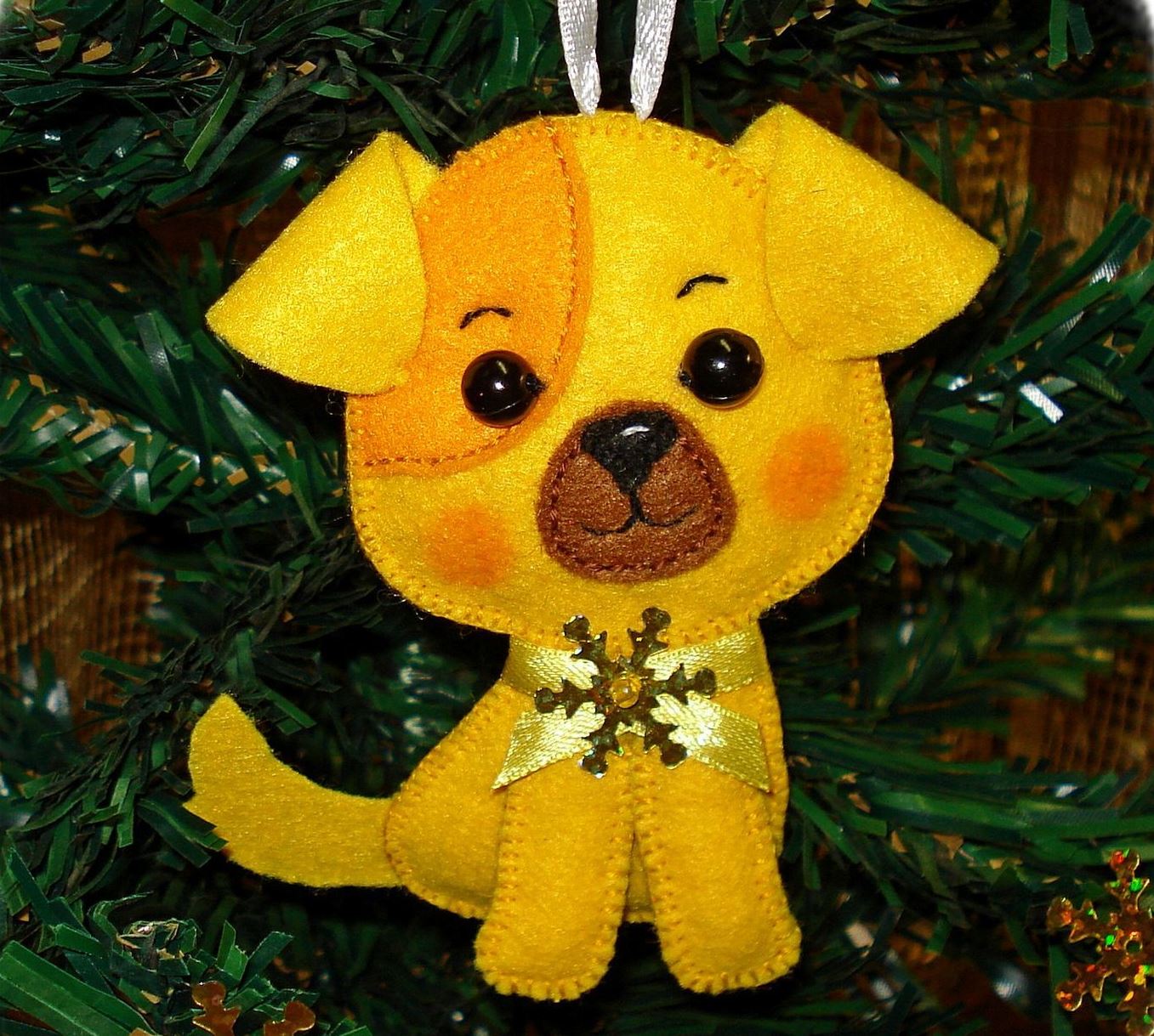 Christmas toy dog