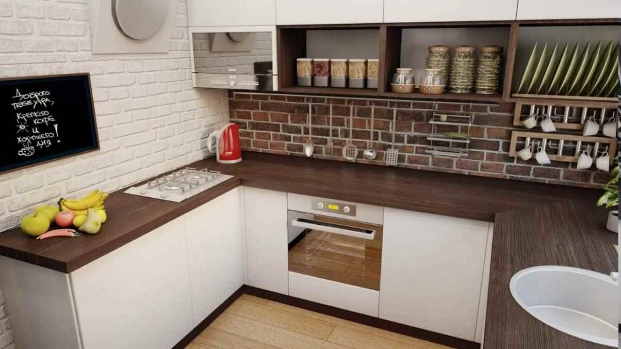 variant of the bright interior of the kitchen in a country house