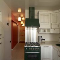 An example of a bright kitchen interior 12 sq.m photo