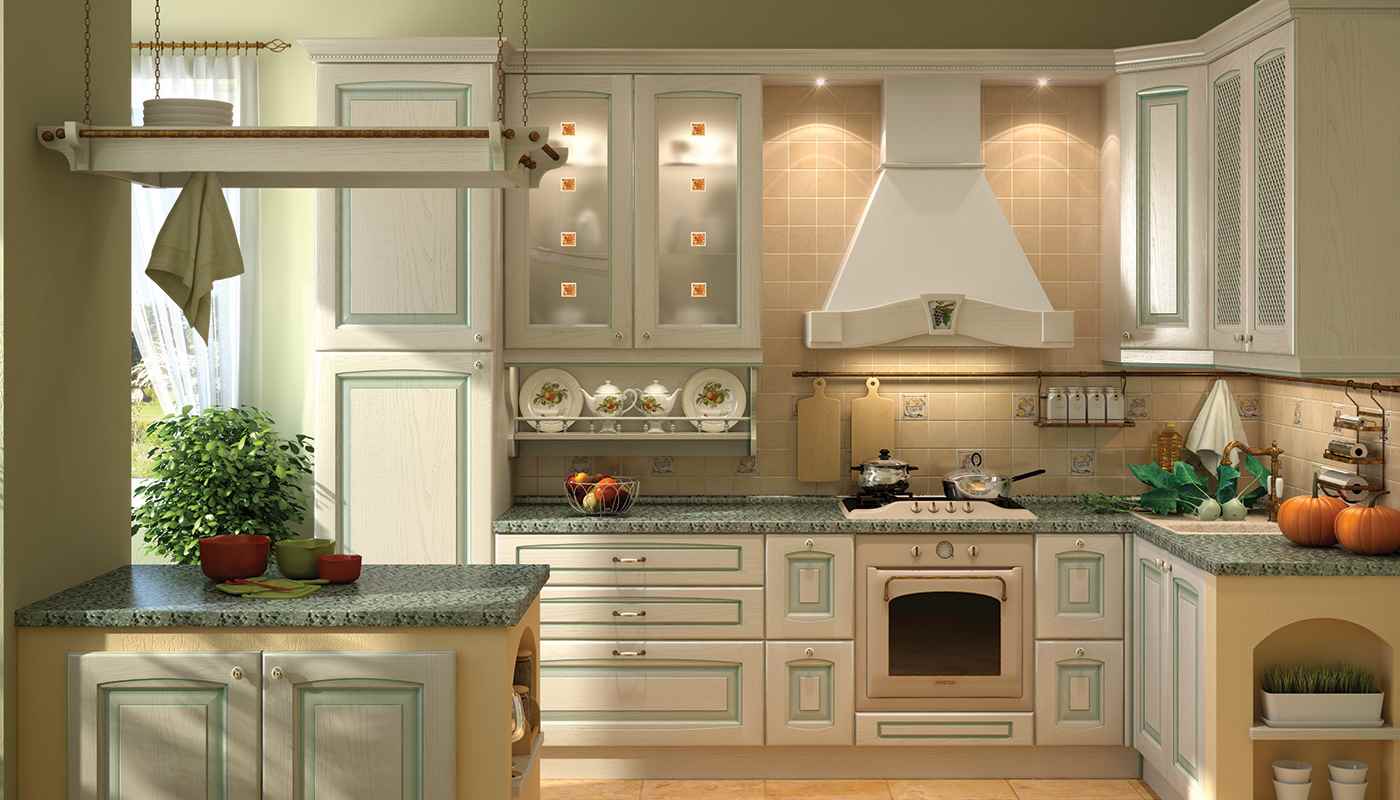 variant of a light rustic design kitchen