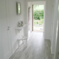 gray floor laminate flooring in the interior