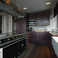 kitchen 5 sq. meters dark suite