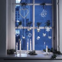 window decoration for new year decor